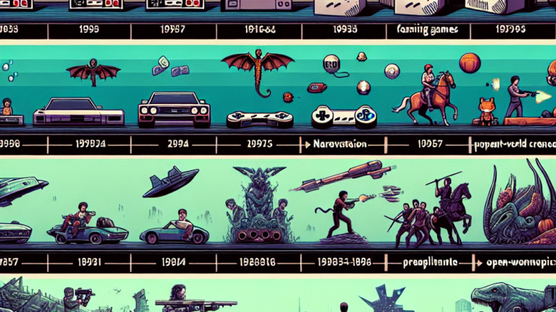 A evolução da narrativa nos videogames: como os jogos estão se tornando formas de contar histórias tão impactantes quanto o cinema e a literatura.