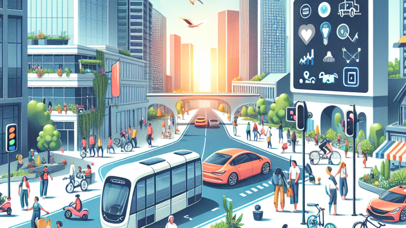 Mobilidade Urbana Inteligente: Como a Tecnologia Está Transformando o Transporte nas Cidades
