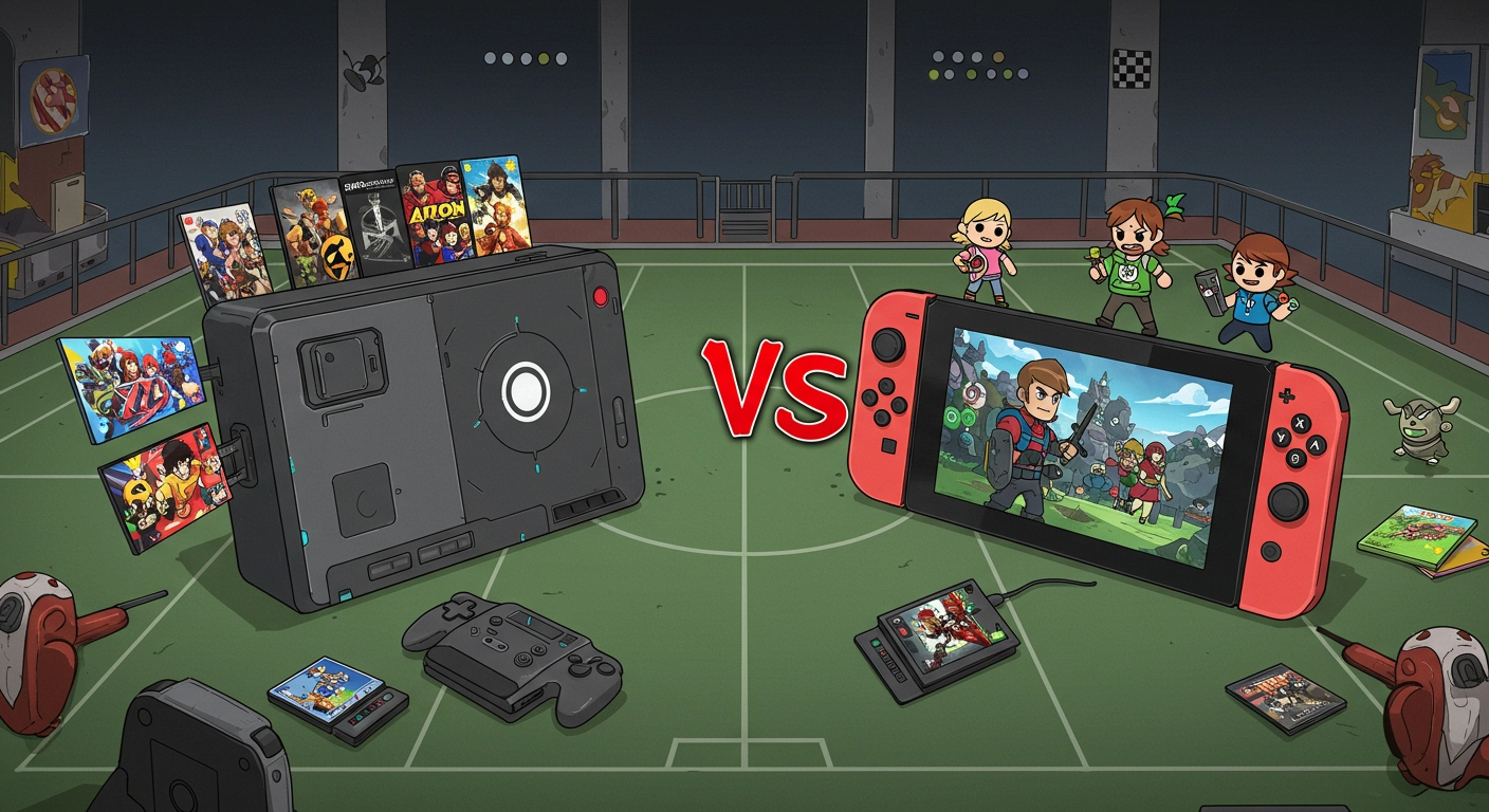 Steam Deck vs Nintendo Switch OLED: A Guerra Portátil que Redefiniu o Gaming Mobile